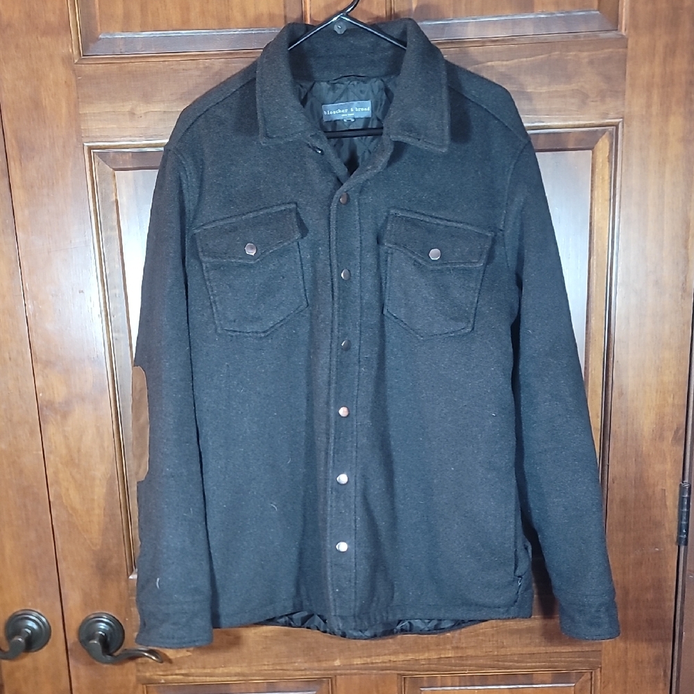 Men's Black Shirt Jacket